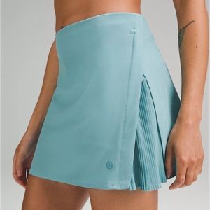 NWT Peek Pleat HR Tennis Skirt TDLT 4 tidal teal